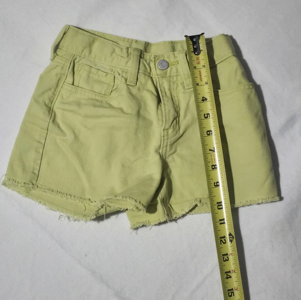 OLD NAVY Bundle 3 girl shorts's Denim and Yellow .size 8.